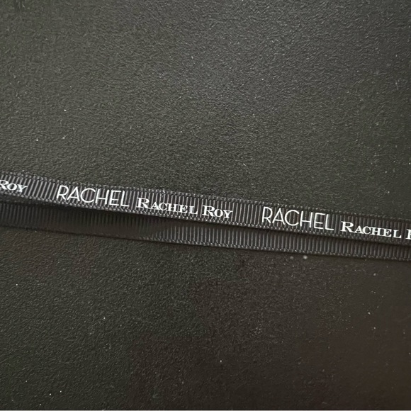 🩷 Rachel Roy Black Sequined Sleeveless Jumpsuit Lined Cowl Neck Romper Size 14 - Picture 13 of 13